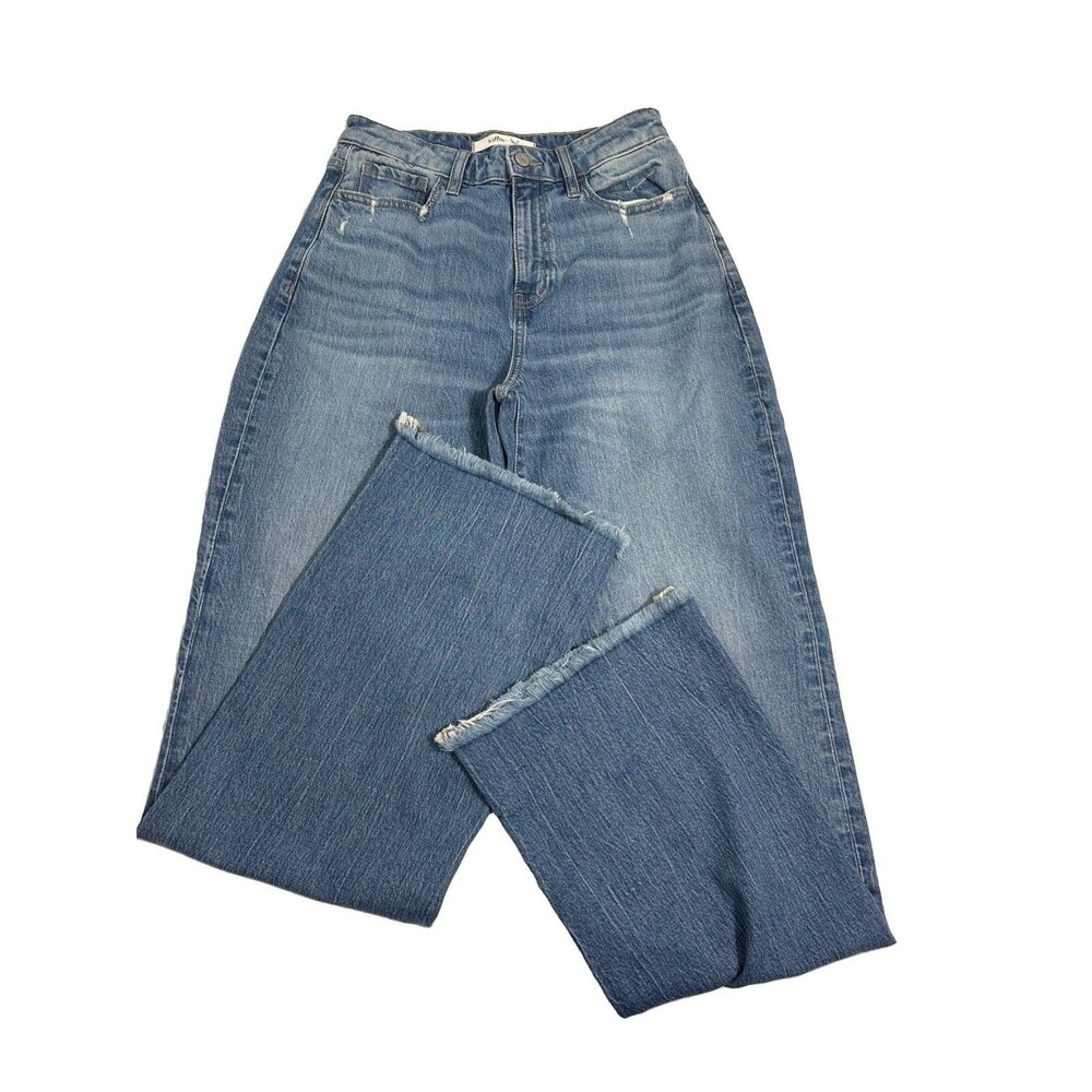 Willow And Route Medium Wash New Wide Leg High-Rise Jeans Women’s 26 X 34